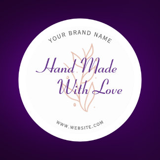 Modern hand har skapat skripttypografi - etikett