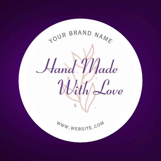 Modern hand har skapat skripttypografi - etikett (Skapare uppladdad)