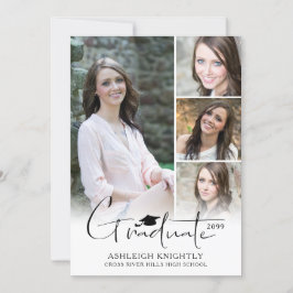 Modern hand Lettered Student Cap 5 Foton Meddelande