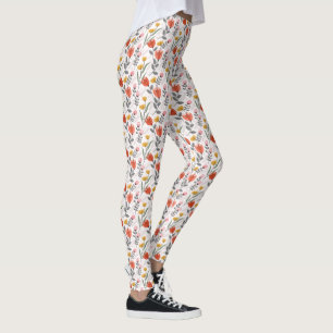 Modern Hand plockade - Tulips Leggings