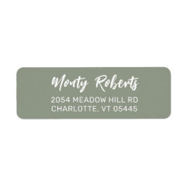 Modern hand Sketched | Adressetikett för Anpassnin Returadress Etikett