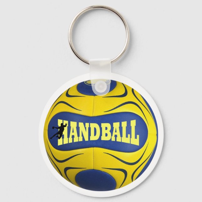 Modern HandBall-skydd Nyckelring (Framsida)
