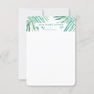 MODERN HANDFLATAN LÖV LOGOTYP lush botanik Life gr