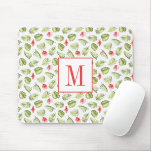 Modern Handflatan Löv Monogram Musmatta