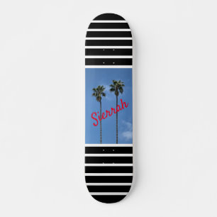 Modern Handflatan Träd Mini Skateboard Bräda 18,5 Cm