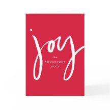 Modern handritad glädje Röd Icke-foto