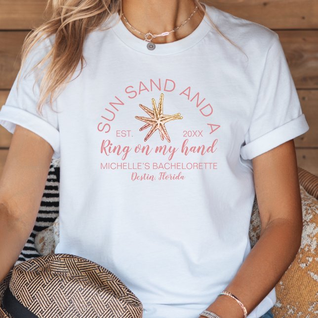Modern Handritad Strand Sjungfru Brud T Shirt (Skapare uppladdad)