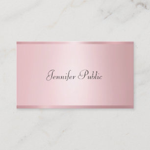 Modern handskriven Cute-design för ro i Guld Färg Visitkort