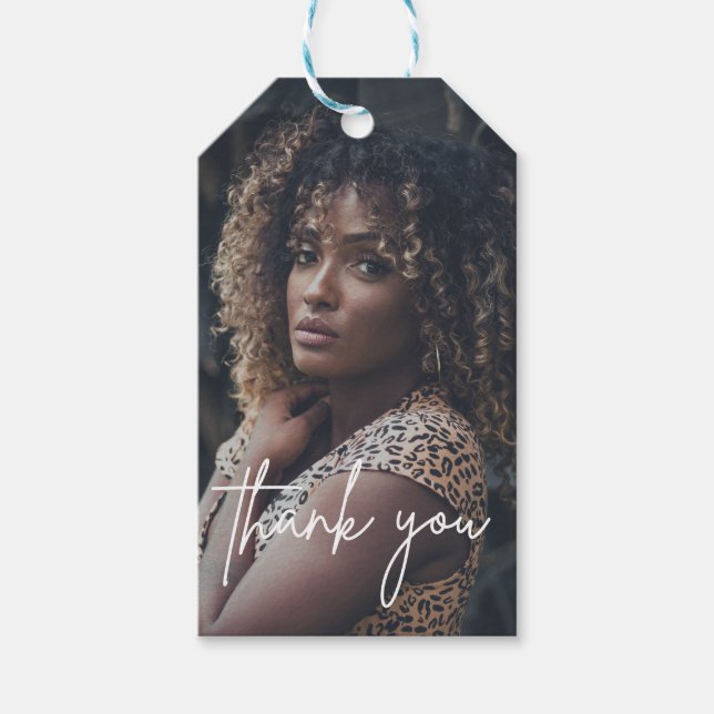 Modern handskriven fotofil i Student Presentetikett (Framsidan)