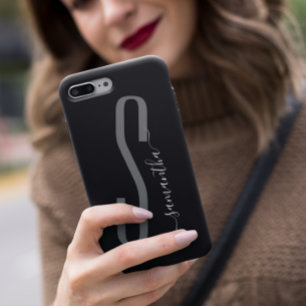 modern handskriven monogram