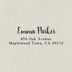 Modern handskriven penselskrift Enkel Självfärgande Stämpel