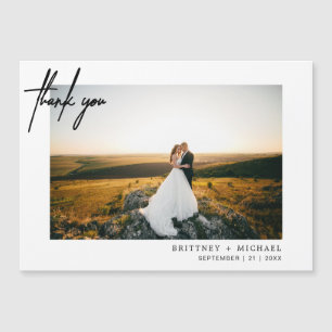 Modern handskriven Photo Tack White