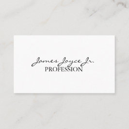 Modern handskriven Snyggt | Minimal Anpassningsbar Visitkort