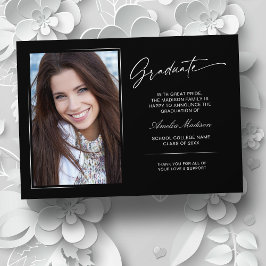 Modern handskriven Student 2-foto i skript Meddelande