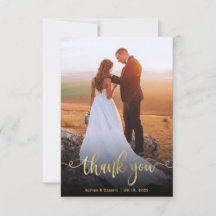 Modern handskrivet skript i Guld Bröllop