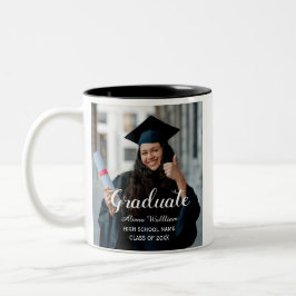MODERN HANDSTIL GRADUERAD ANPASSNING FOTO Två-Tonad MUGG