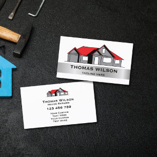 Modern Handyman Carpenter Verktyg Reparation Visitkort