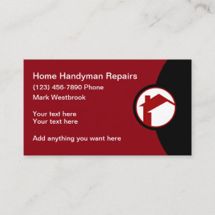 Modern Handyman för hemreparationer Visitkort