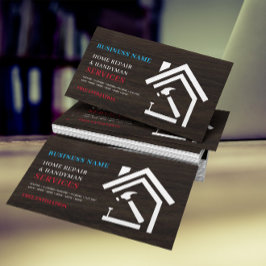 Modern Handyman för reparation av bakifrån Visitkort