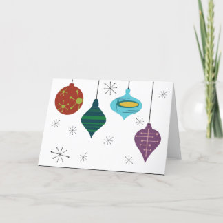 Modern Hängande Helgdag Ornament Lökar i mitten av Helgkort