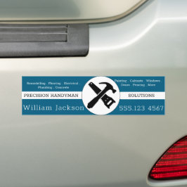 Modern hantverkare konstruktion anpassad logotyp bildekal