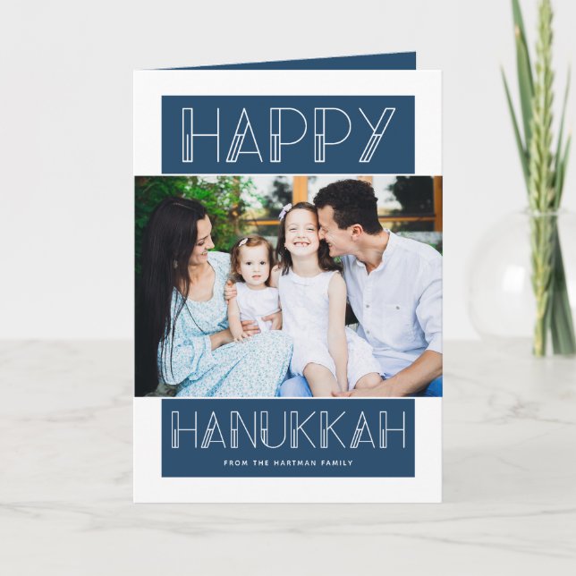Modern Hanukkah | Foto Helgkort (Framsida)