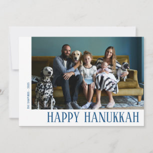 Modern Hanukkah-fotografi Julkort