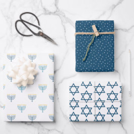Modern Hanukkah-papper förpackning - flottan