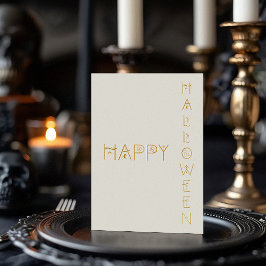 Modern Happy halloween-fiskekort