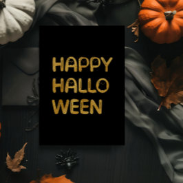 Modern Happy halloween-fiskekort