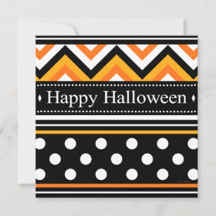 Modern Happy halloween Mönster Kort
