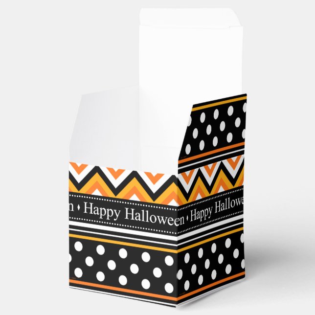 Modern Happy halloween Mönster Presentaskar (Öppnad)