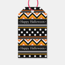 Modern Happy halloween Mönster Presentetikett