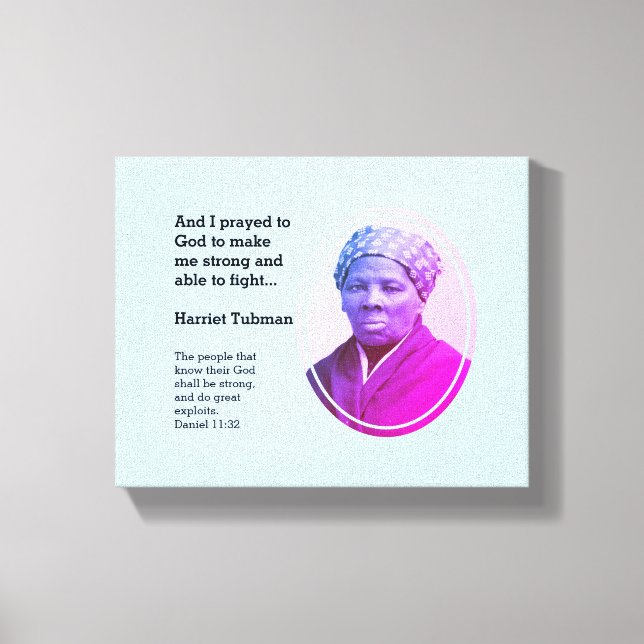 Modern HARRIET TUBMAN-offert Canvastryck (Framsida)