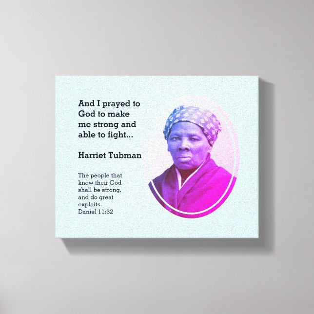 Modern HARRIET TUBMAN-offert Canvastryck (Framsida)