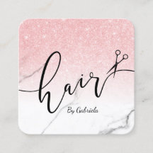 Modern hårstylist ro guld glitter