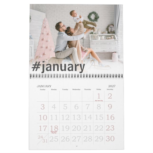Modern Hashtag | 2023 Foto Kalender (Jan 2027)