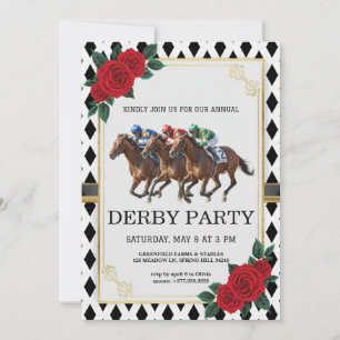 Modern Hästkapplöpning Derbyfest  Inbjudan 2026