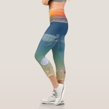 Modern havs soluppgång, sköldpaddor och pärlor