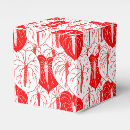Modern Hawaiian Anthurium print mönster Presentaskar
