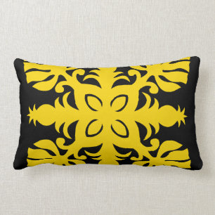 MODERN HAWAIISK QUILTADE KUDDE-ananas Lumbarkudde