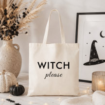 Modern Häxa Please Halloween-handväskan – Trendig