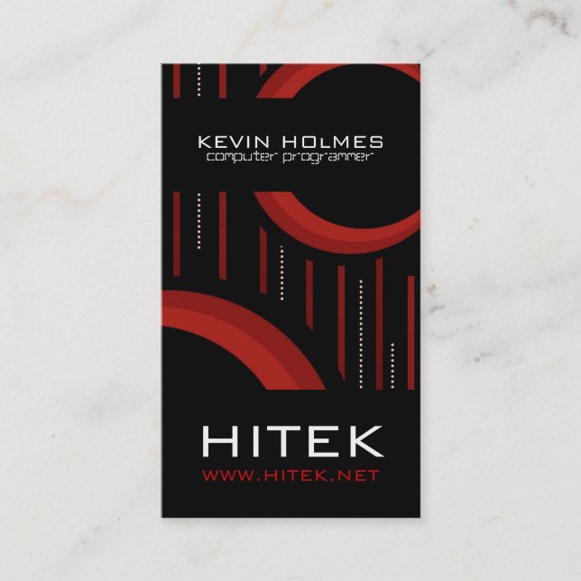 Modern HD-teknik-Affärskort Visitkort (Framsida)