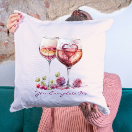 Modern Hearts Cute Red Valentines day-årsdag Kudde