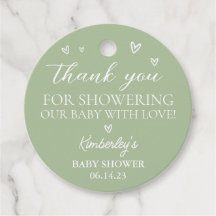 Modern Hearts Hej Baby Shower Tack