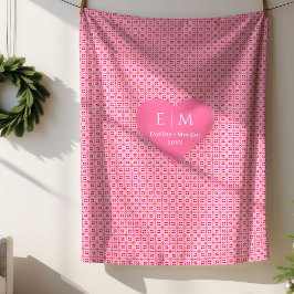 Modern Hearts I Love You Personalized Valentine 