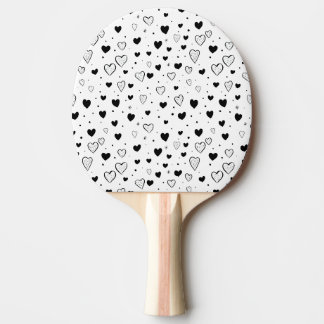 Modern Hearts Pattern Pingisracket