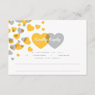 Modern Hearts-svarskort OSA Kort