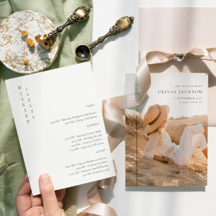 Modern Helg-födelsedag, tinerärt foto Inbjudningar