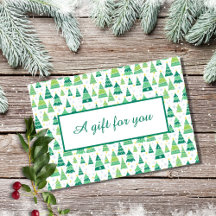 Modern Helgdag Business Gift Certificate